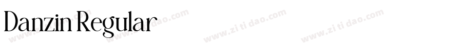 Danzin Regular字体转换